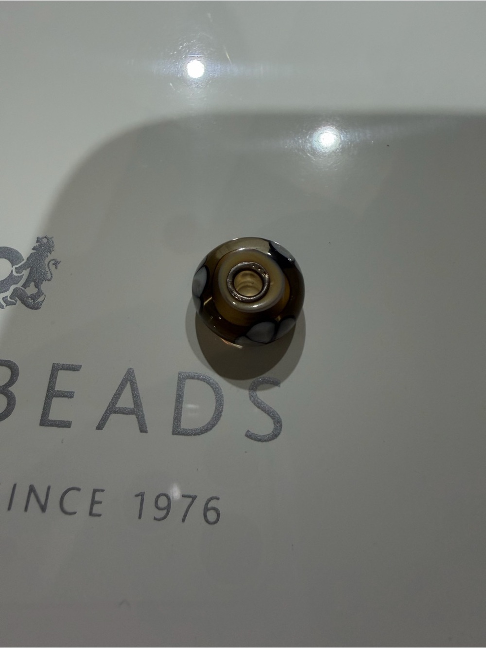 Trollbeads Floral Glass Bead
